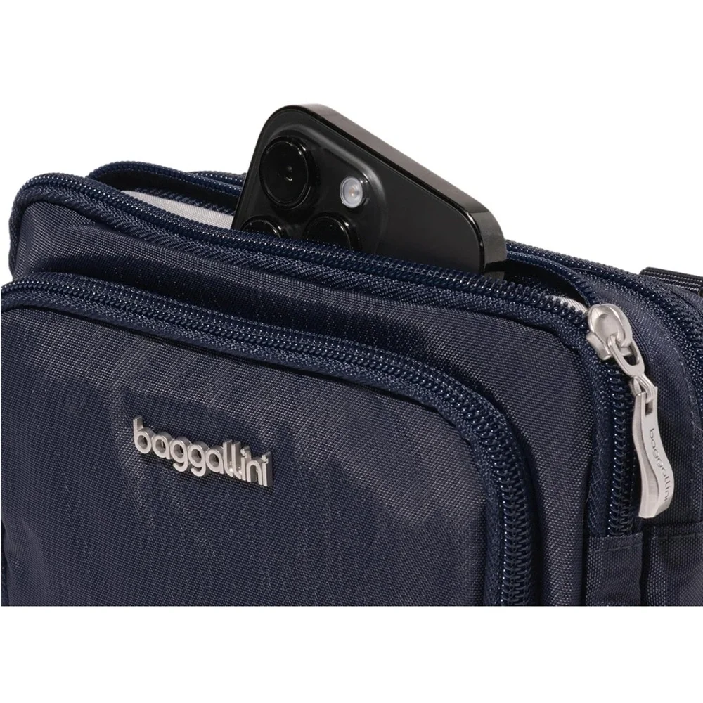 Baggallini Dark Blue Messenger Bag - Picture 10 of 13